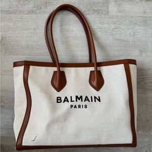 Balmain canvas tote B-Army 42